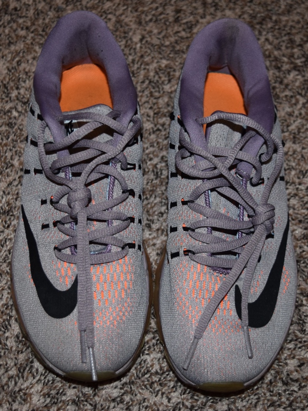 Nike Women's Air Max Limited Edition Orange/Purple Color Size 8.5